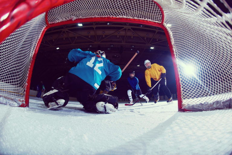 ice hockey goalkeeper