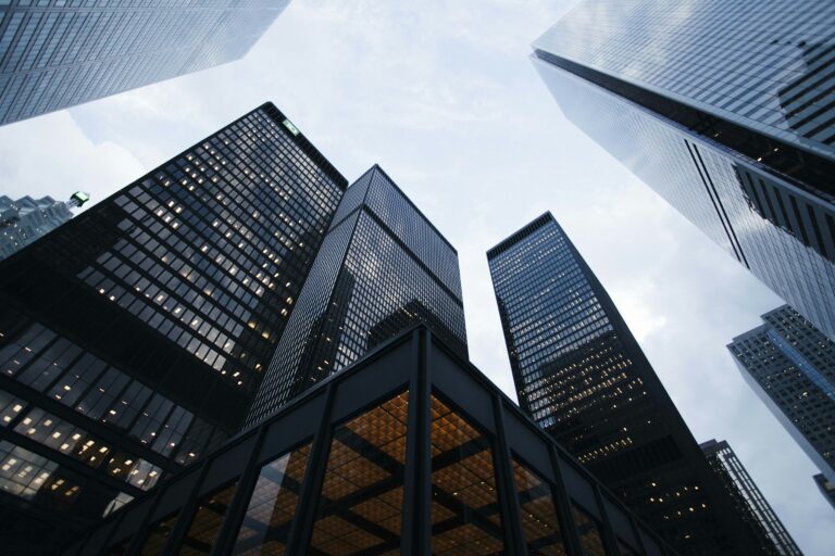 a group of skyscrapers